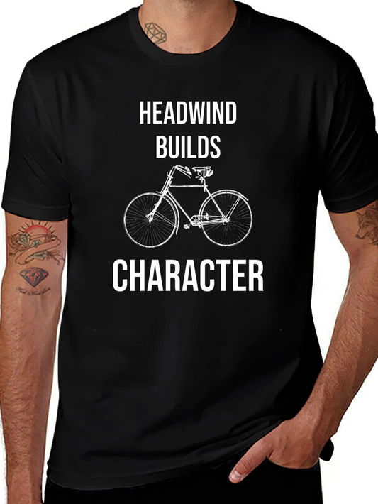 Headwind Builds Character Bike Graphic Tee