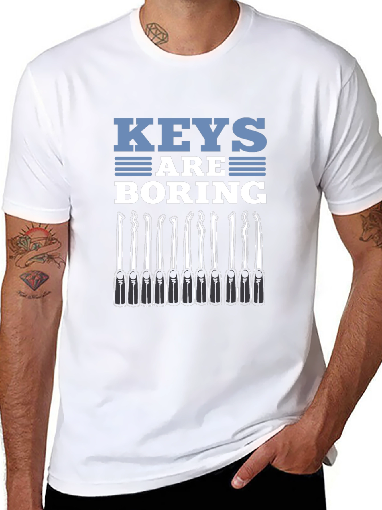 Keys Are Boring T-Shirt Lock Picking Hobbyist