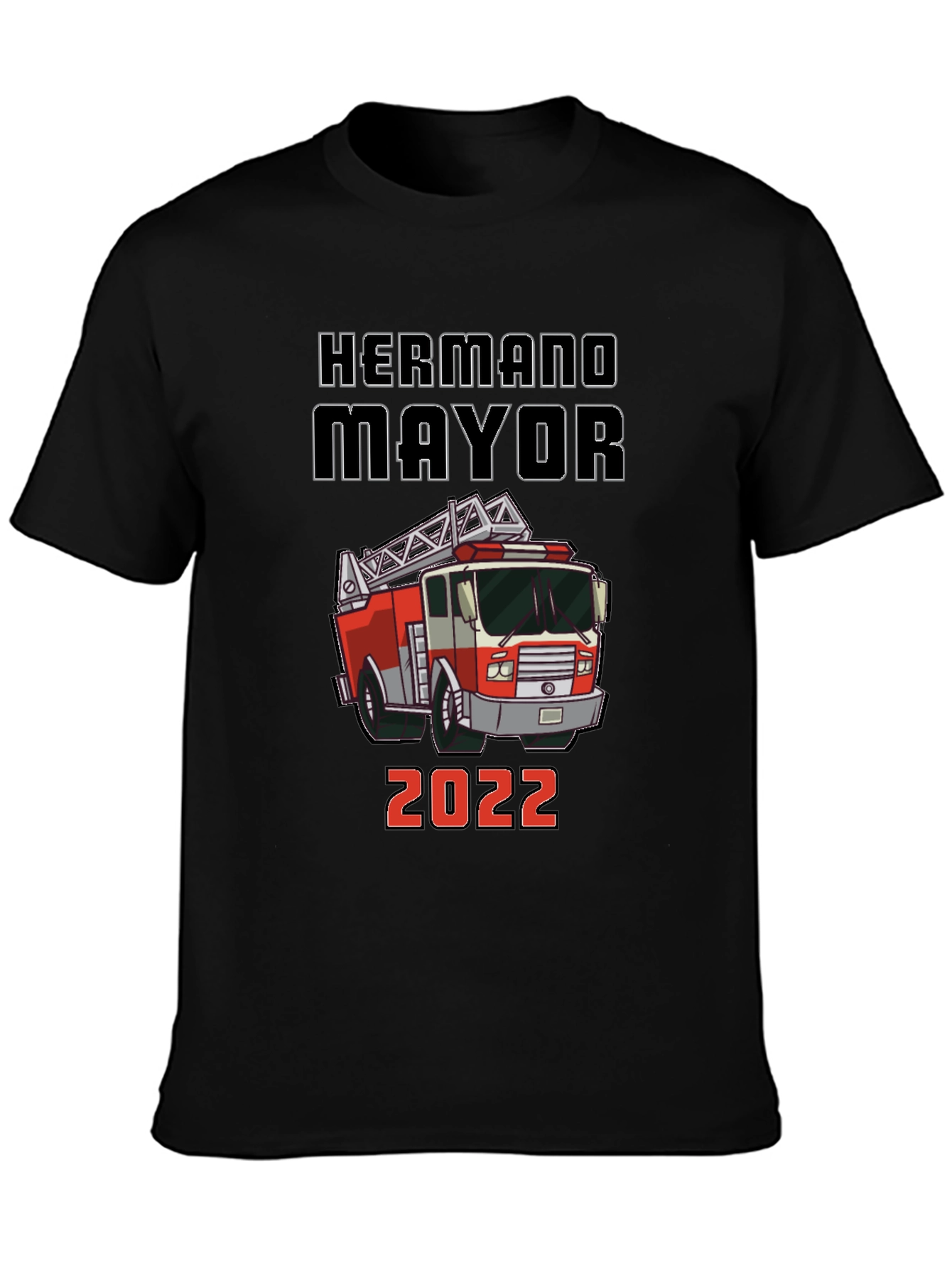 Hermano Mayor Fire Truck T-Shirt