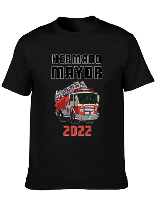 Hermano Mayor Fire Truck T-Shirt