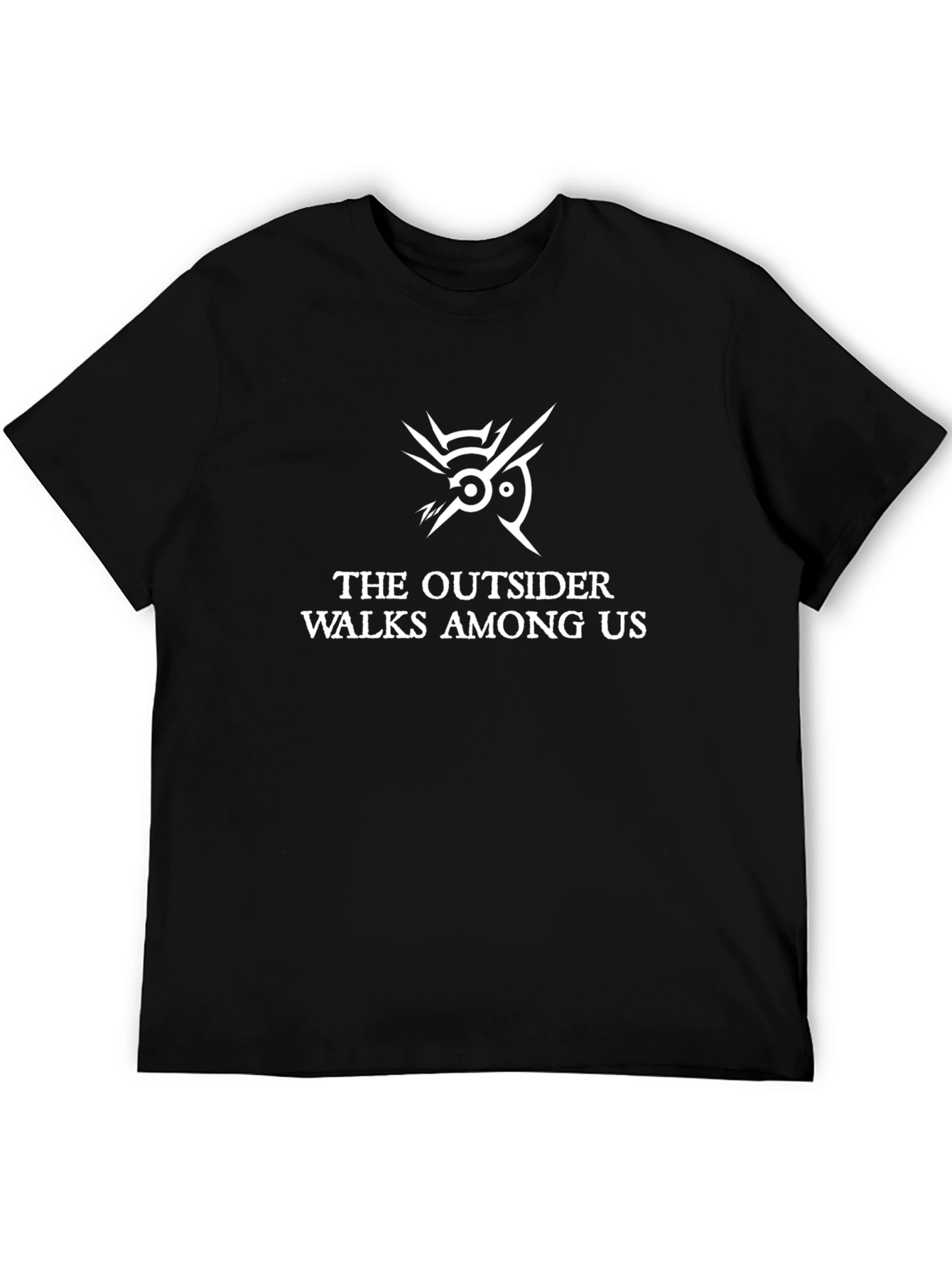 The Outsider Walks Among Us Black T-Shirt