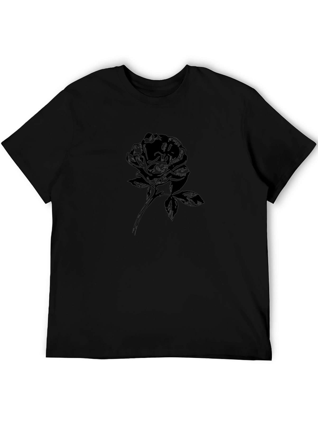 Black Rose Graphic Tee - Mens