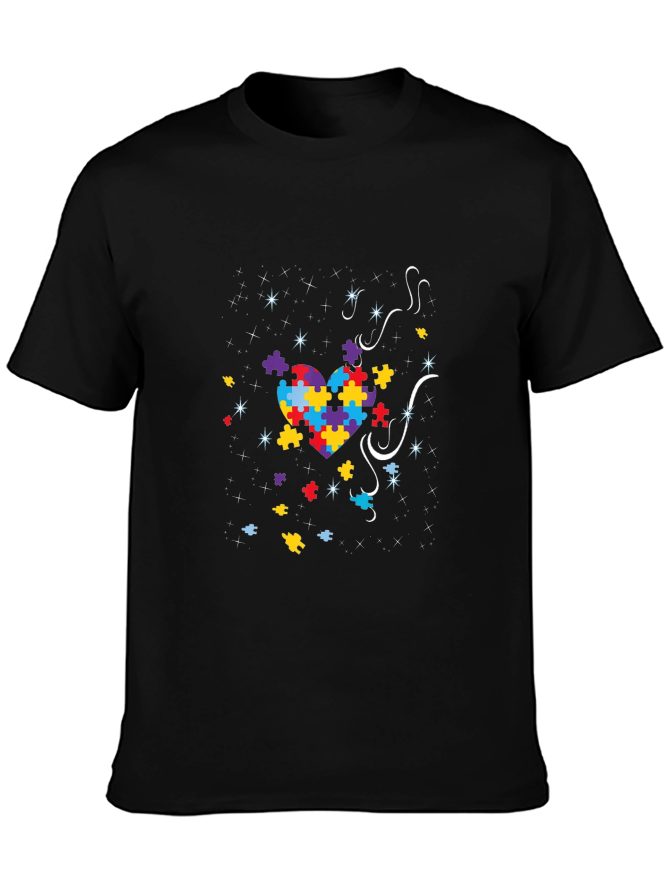 Autism Awareness Puzzle Heart T-Shirt