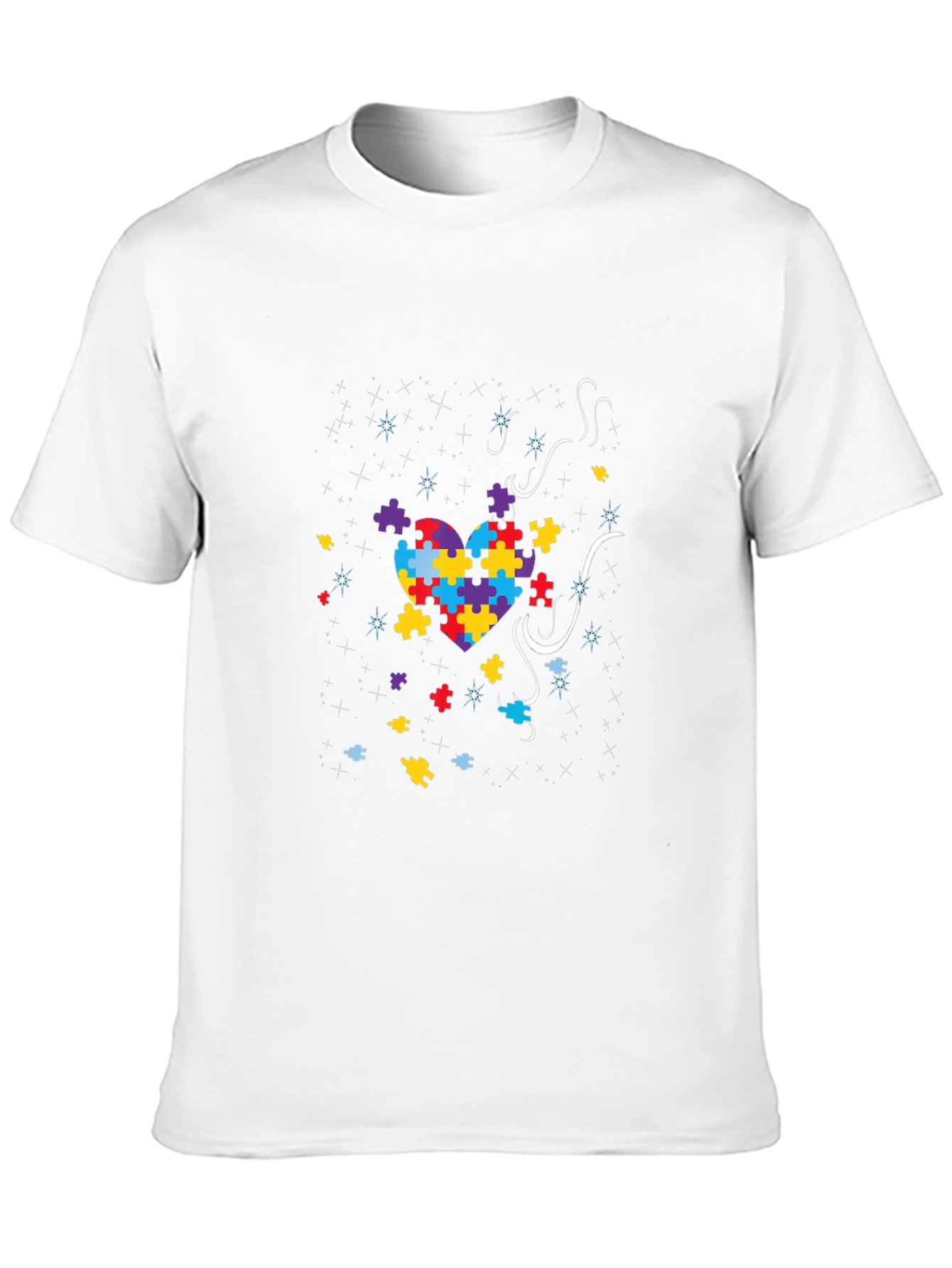 Autism Awareness Puzzle Heart T-Shirt