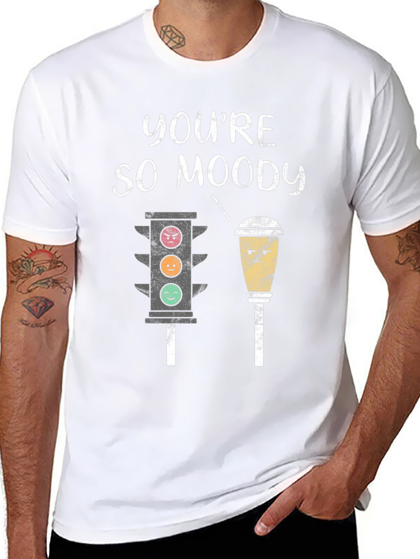 Moody Graphic Tee - Express Yourself!