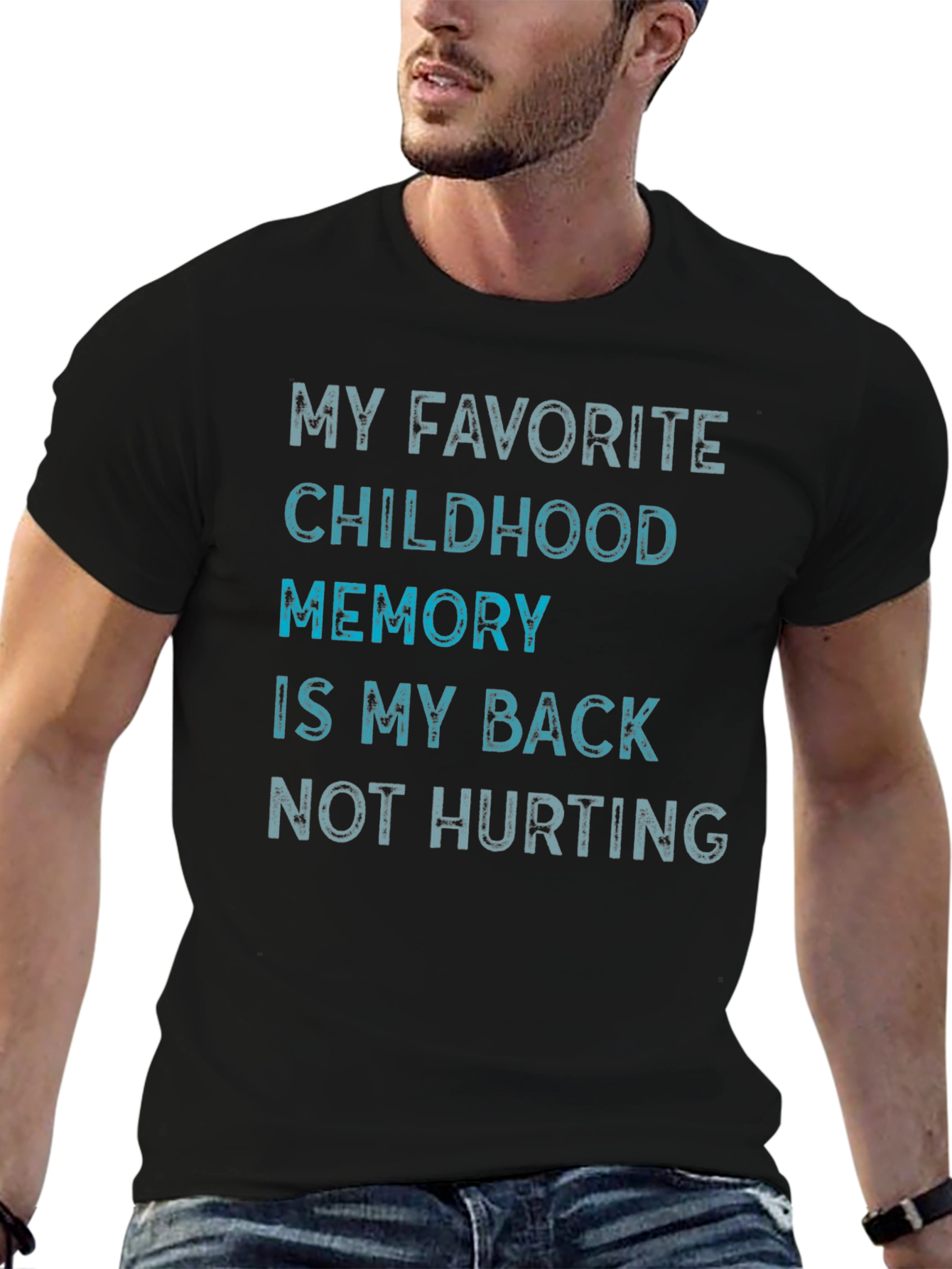 Funny My Back Not Hurting Graphic Tee