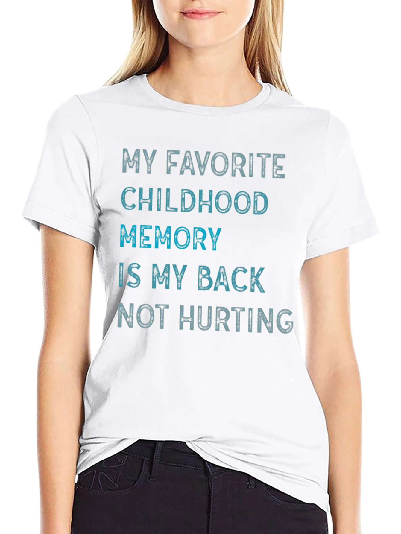 Funny My Back Not Hurting Graphic Tee