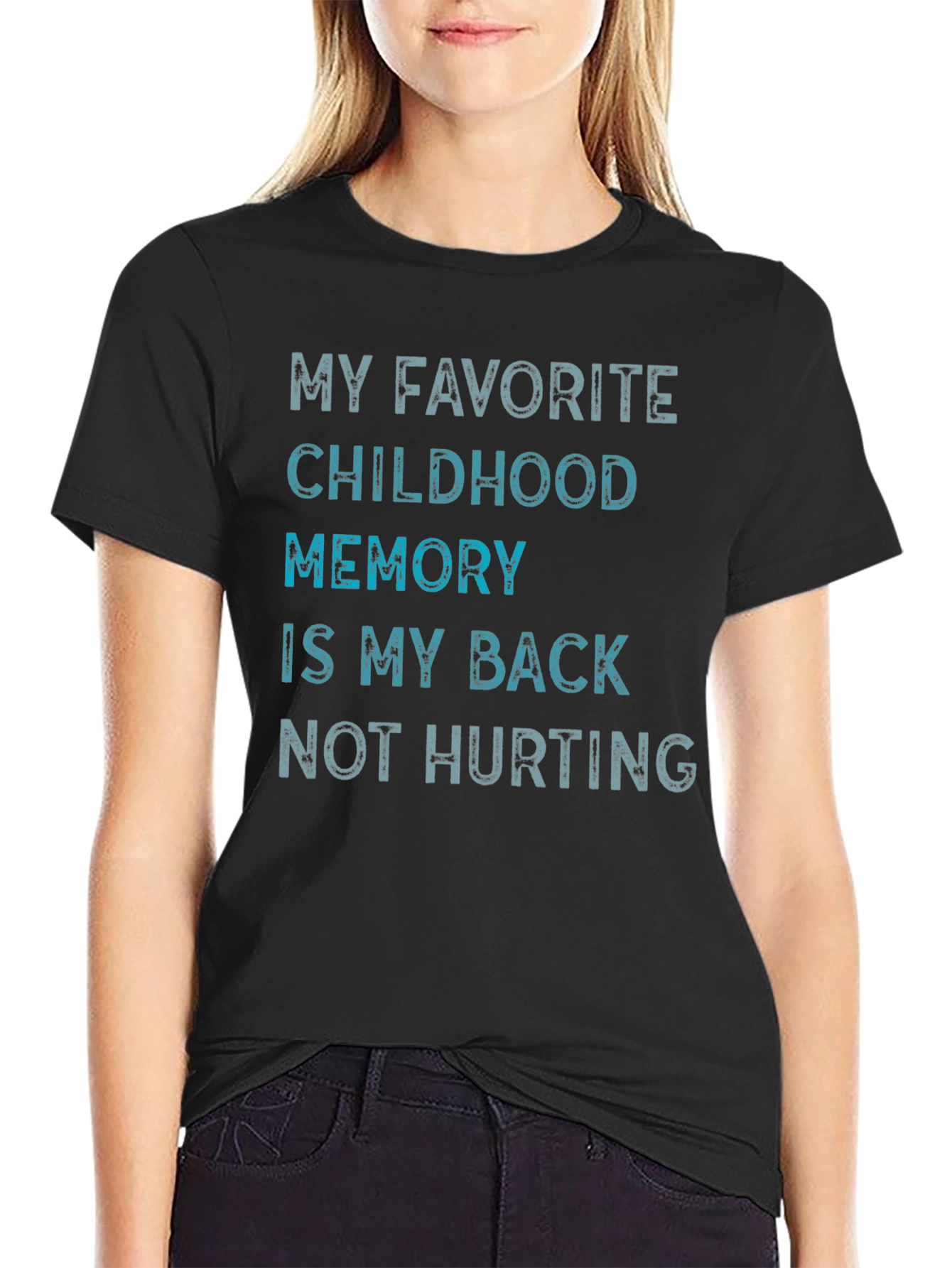 Funny My Back Not Hurting Graphic Tee
