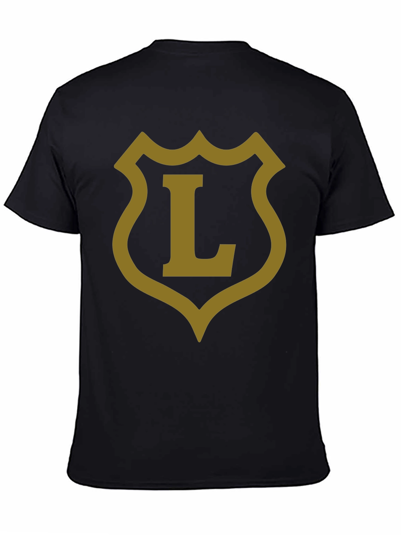 Shield L Graphic Tee - Casual Black T-Shirt