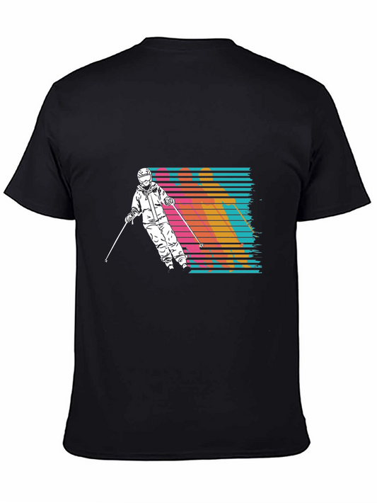 Retro Ski T-Shirt - Vintage Style Skier Design