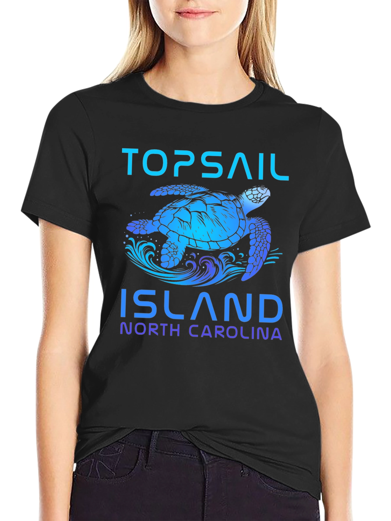 Topsail Island Turtle Graphic Tee