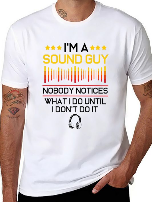 Sound Guy T-Shirt - Audio Engineer Tee
