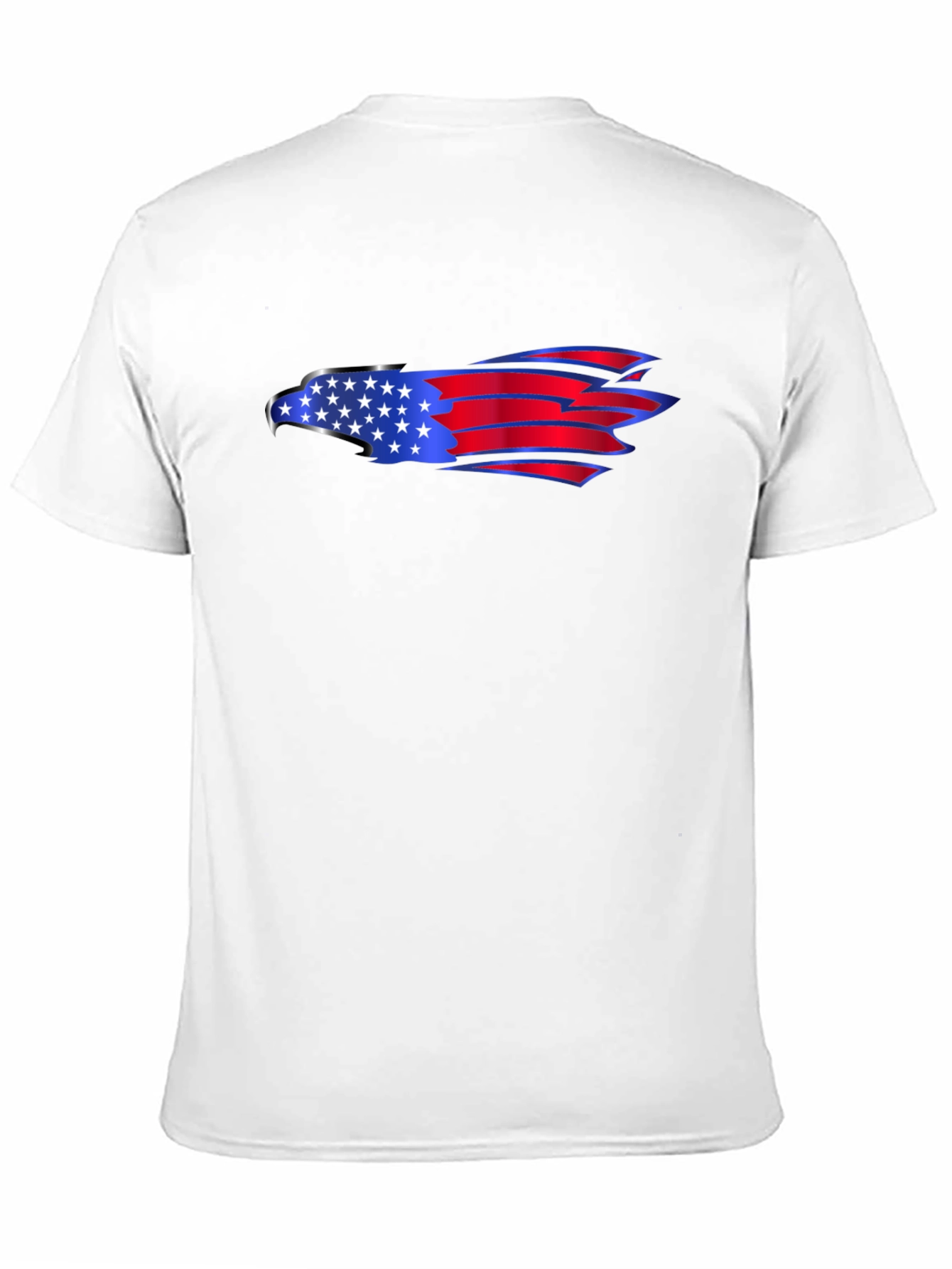 American Eagle Flag Graphic Black T-Shirt