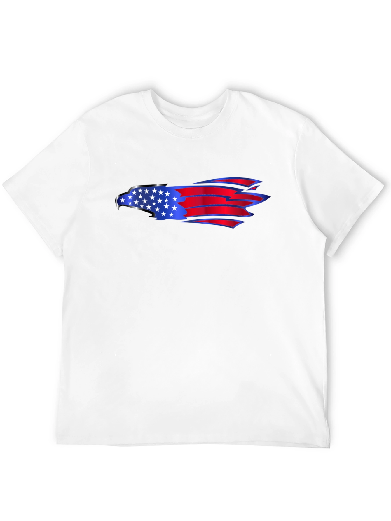 American Eagle Flag Graphic Black T-Shirt