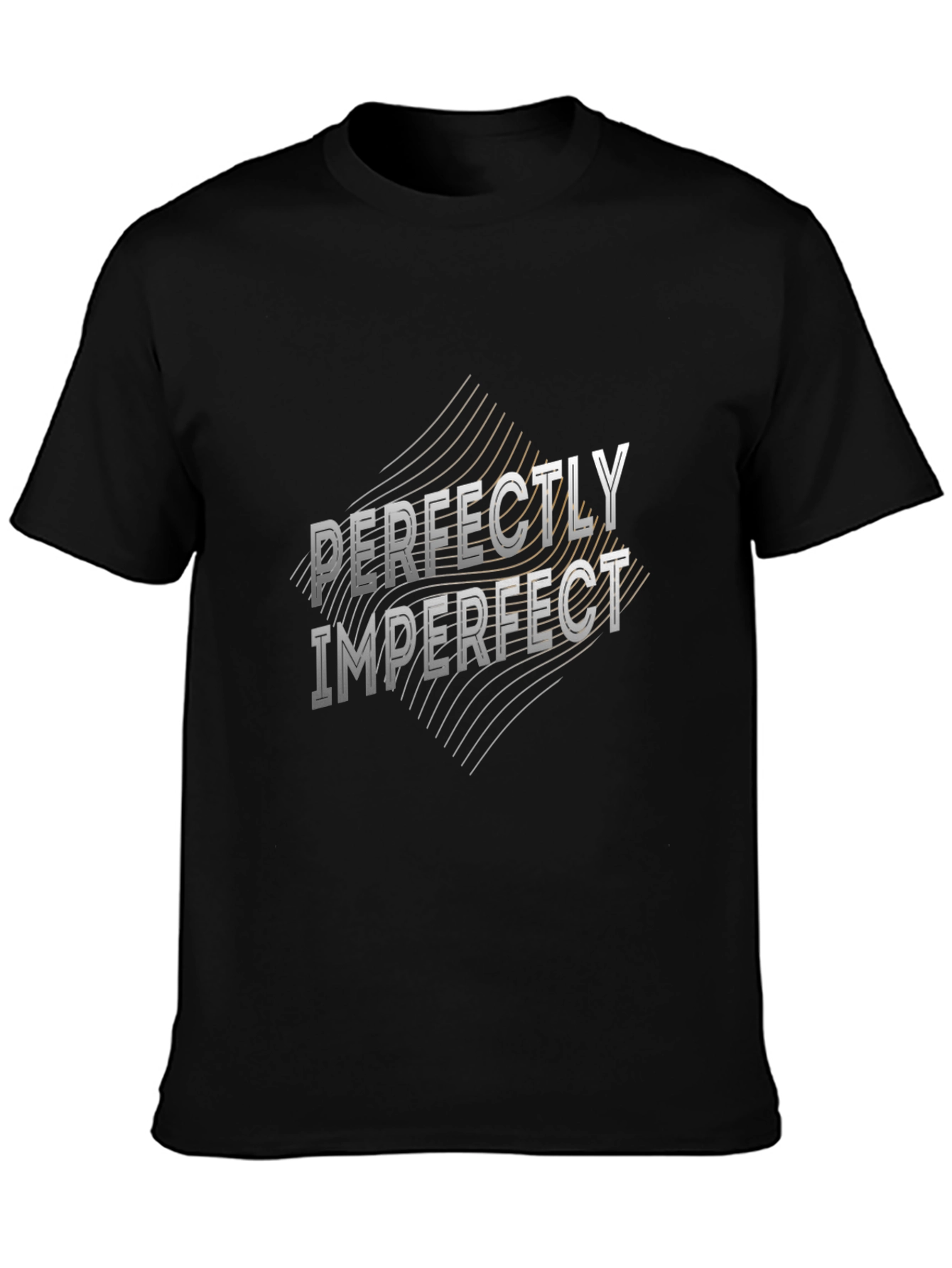Perfectly Imperfect Black T-Shirt