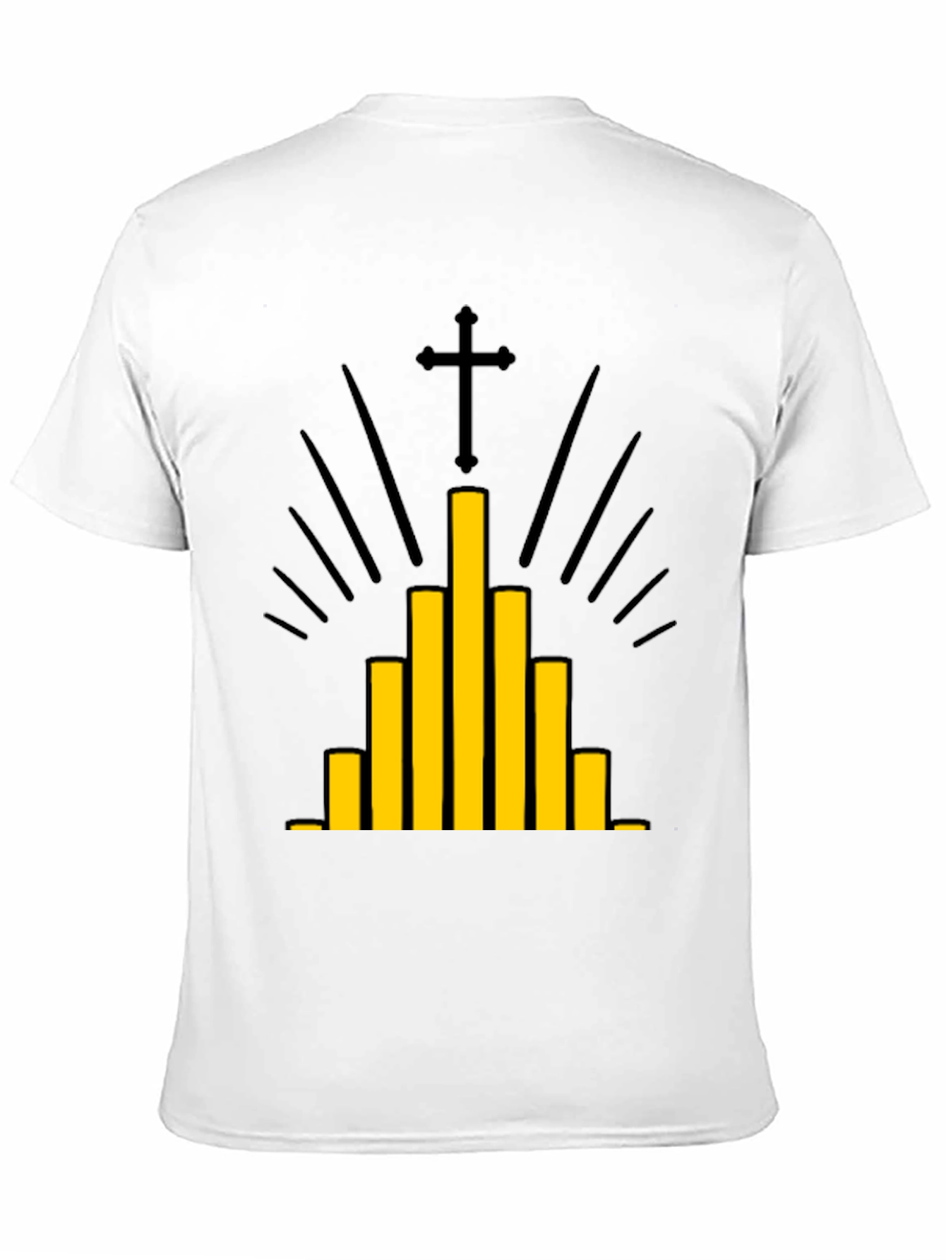 Modern Christian Graphic Tee - Black