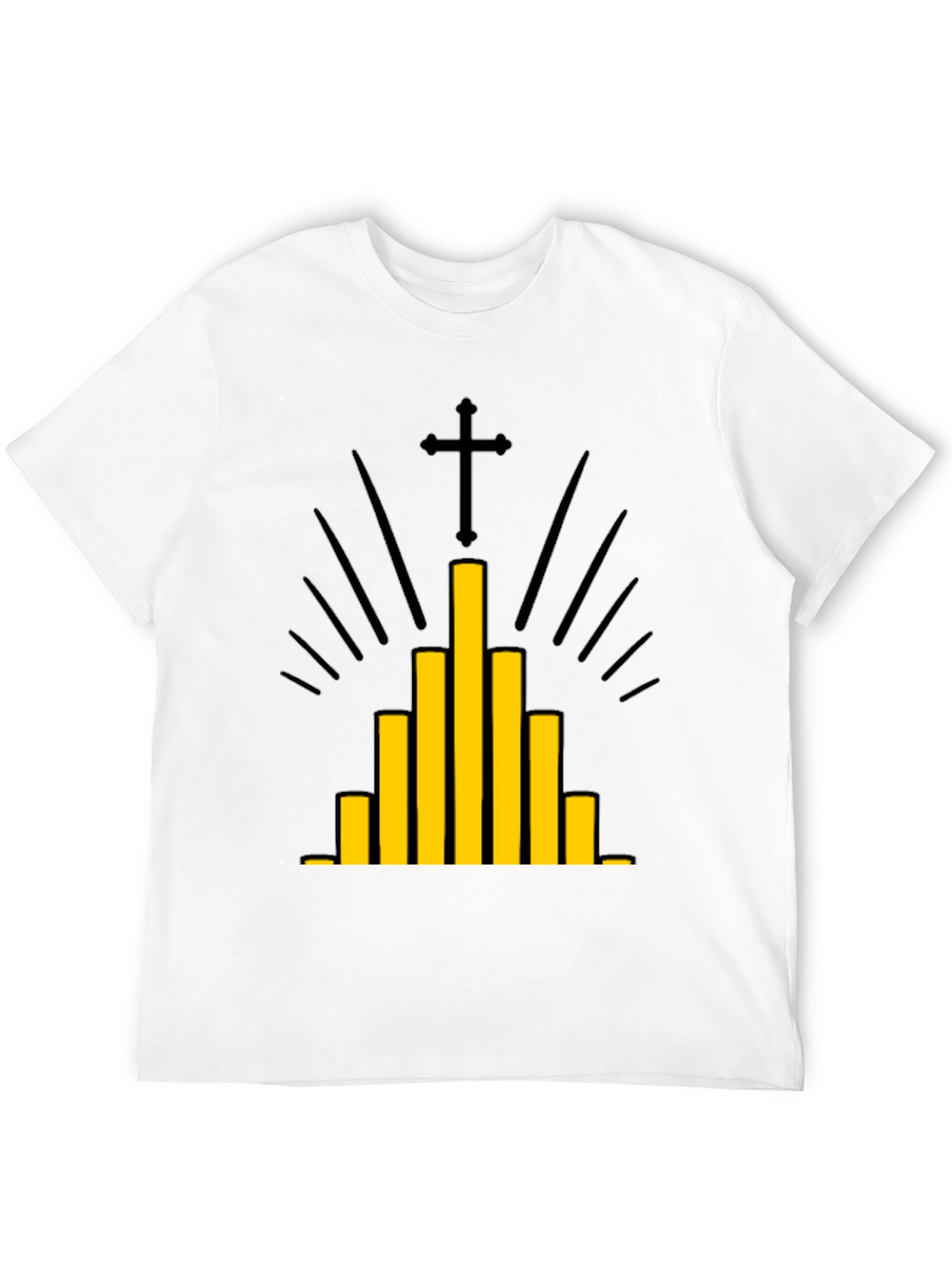 Modern Christian Graphic Tee - Black