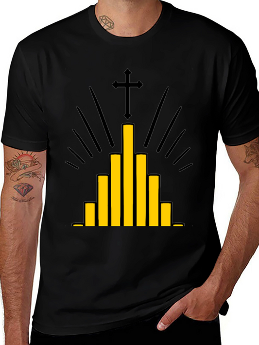 Modern Christian Graphic Tee - Black