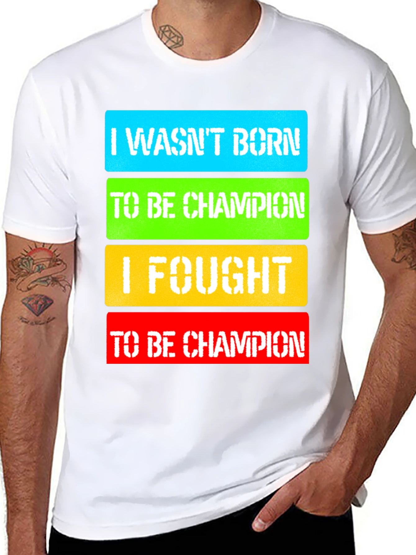 I Fought to Be Champion Graphic T-Shirt