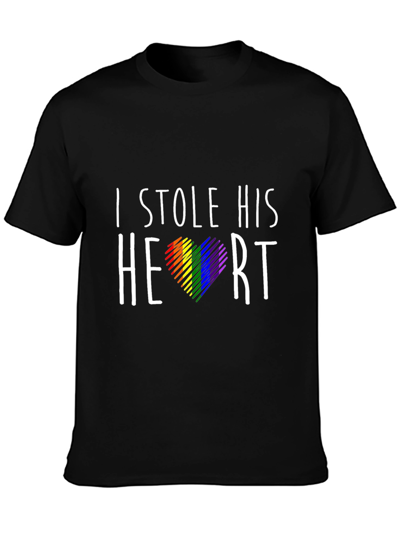 I Stole His Heart Gay Pride T-Shirt