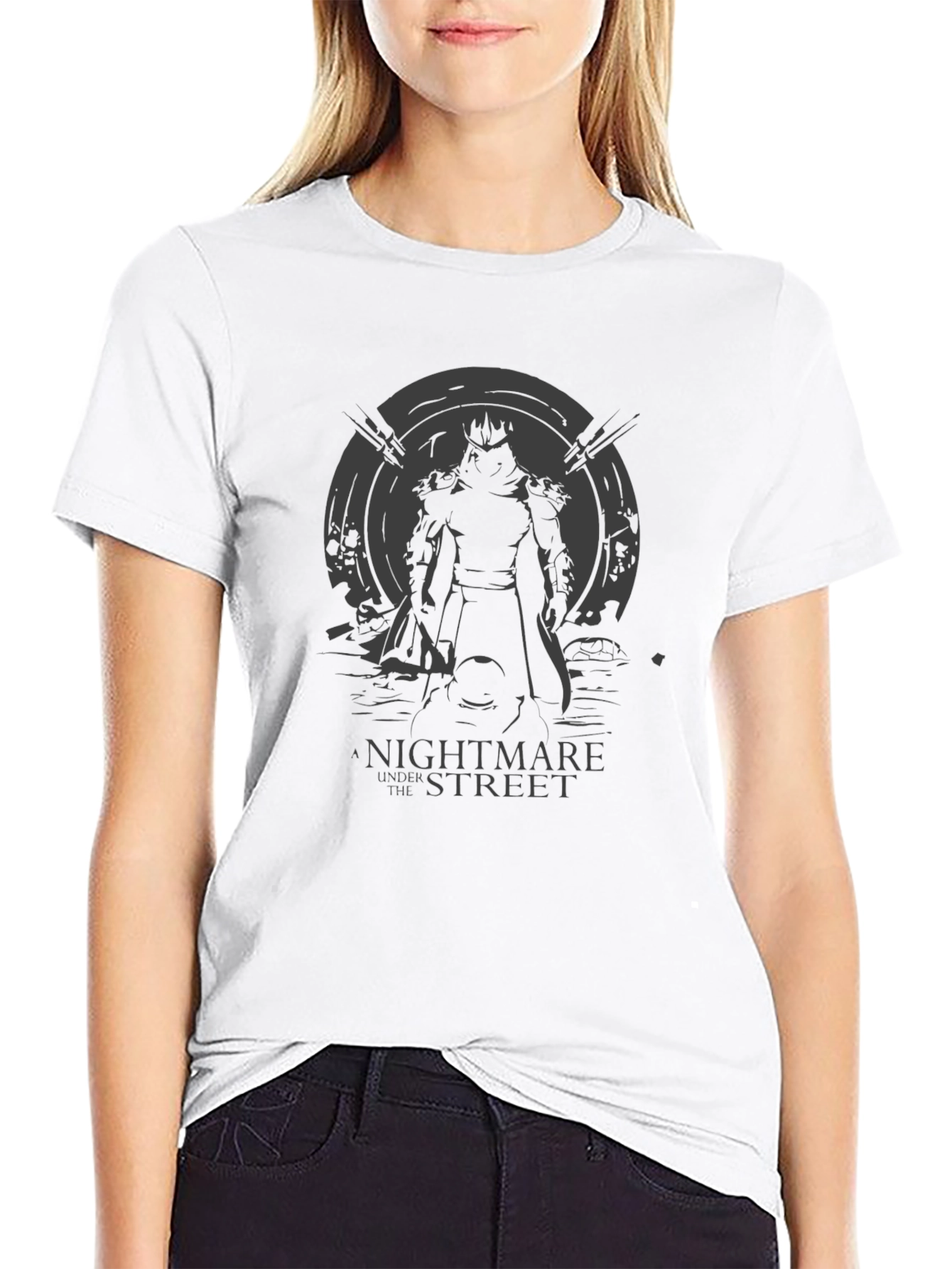Nightmare Under the Street Black T-Shirt