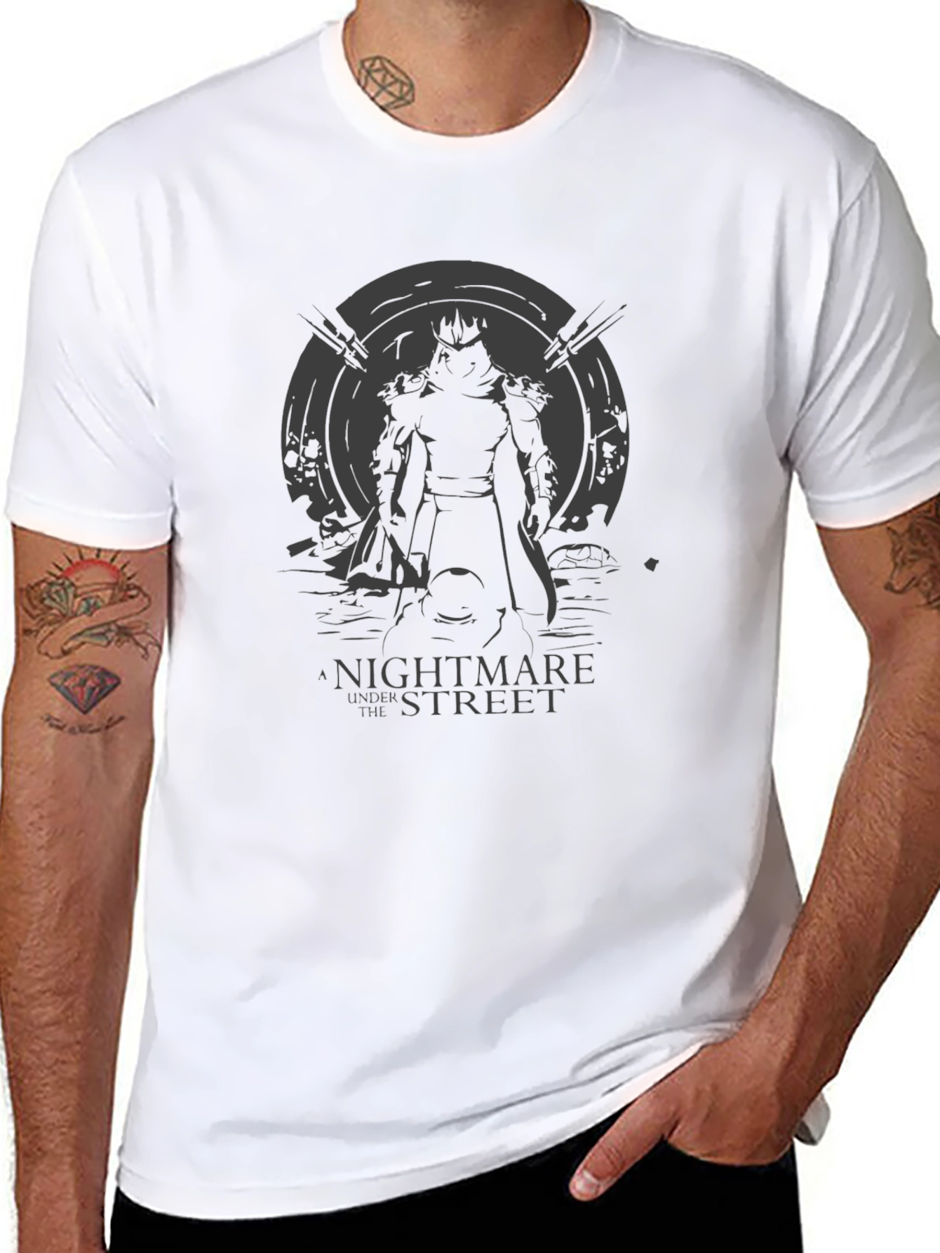 Nightmare Under the Street Black T-Shirt