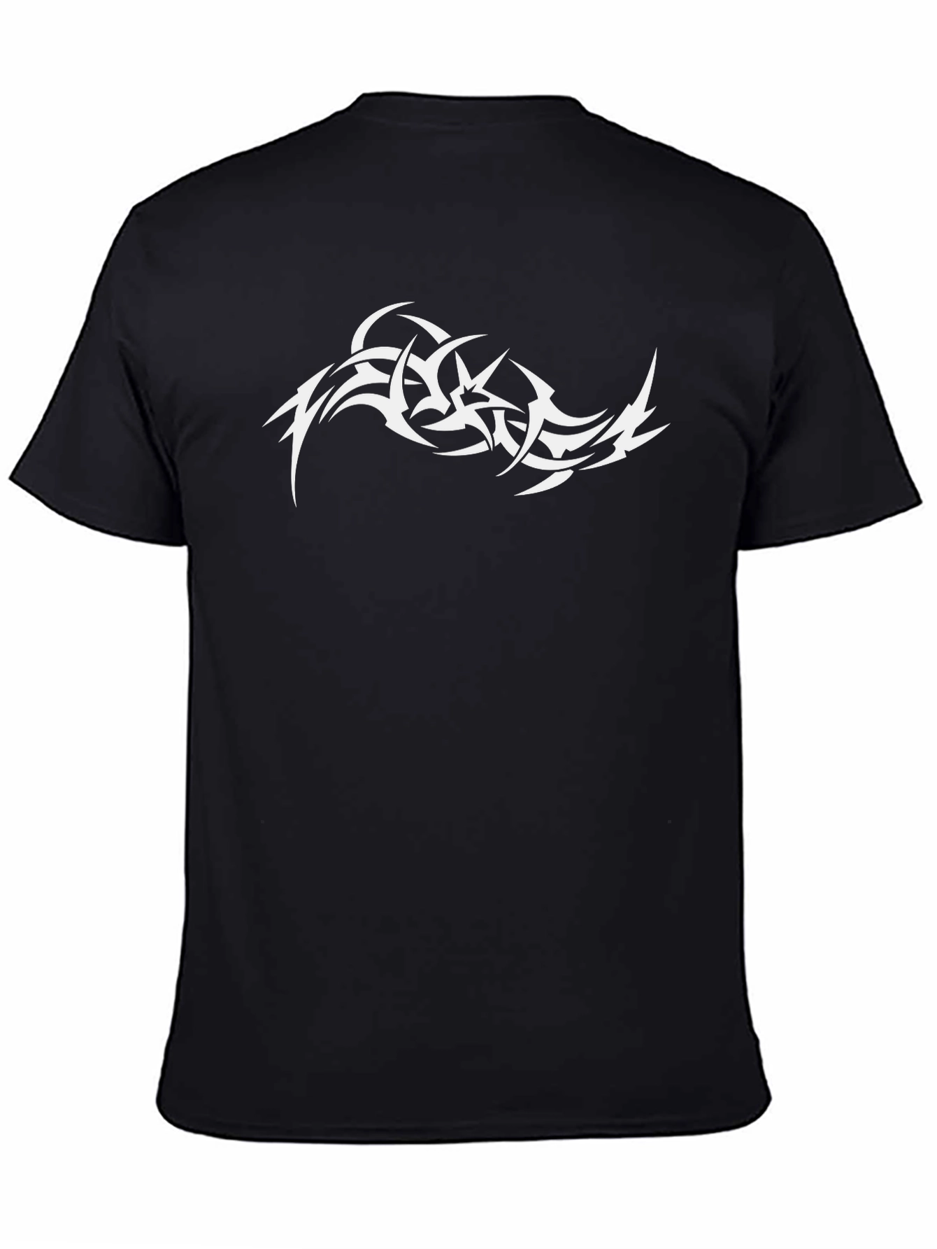 Tribal Tattoo Graphic Black T-Shirt