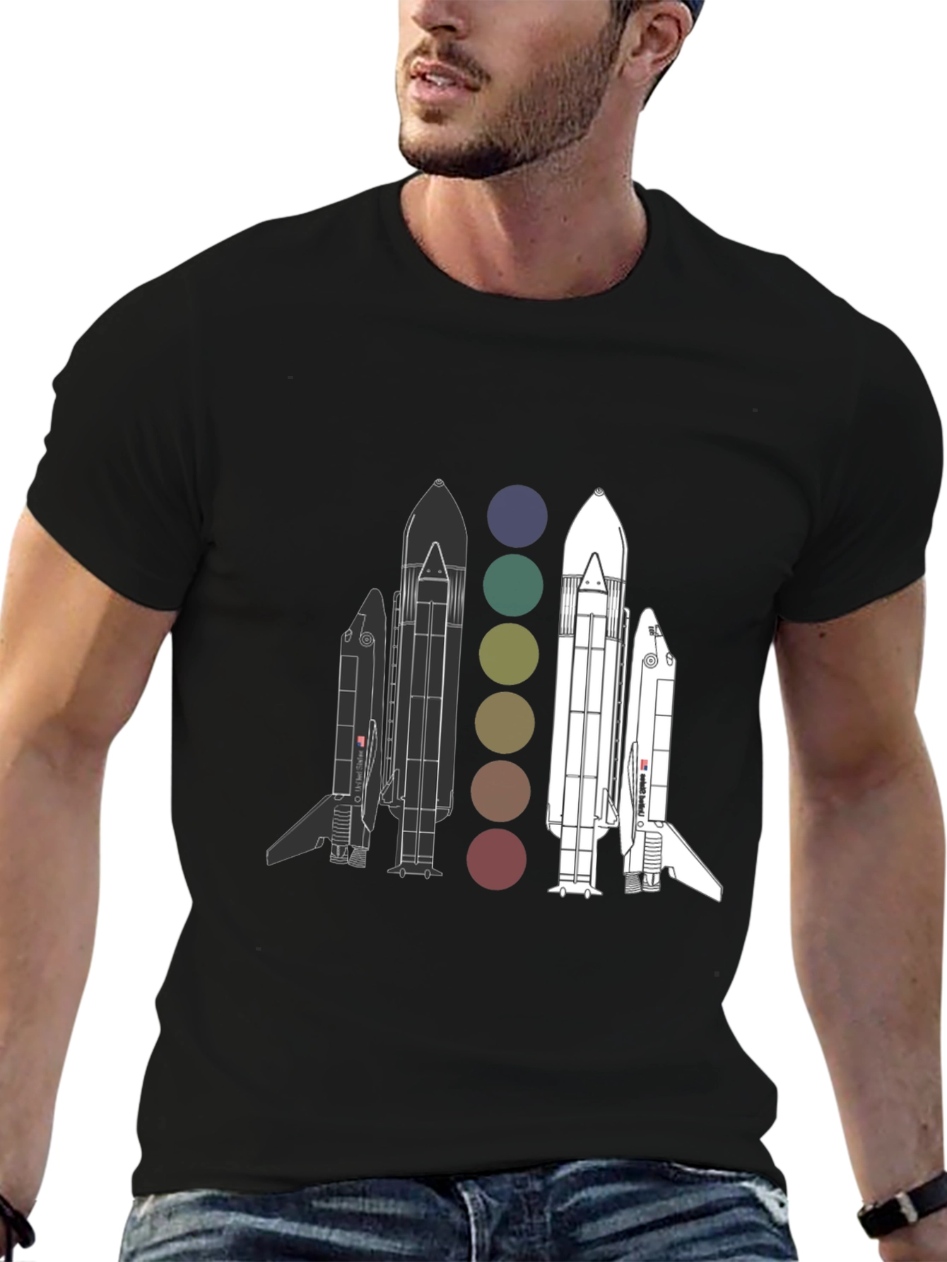 Space Shuttle Evolution T-Shirt - Astronomy Tee