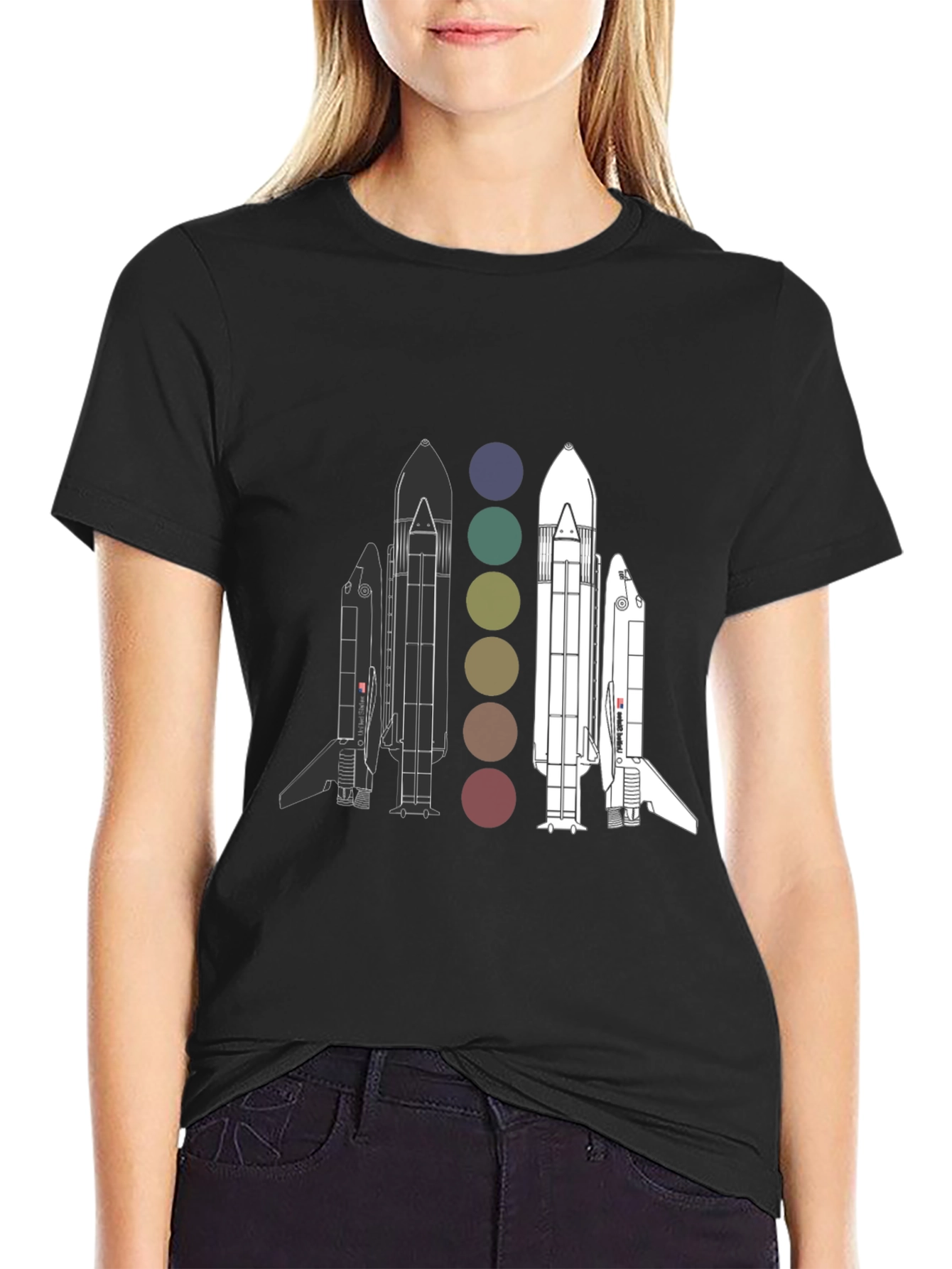 Space Shuttle Evolution T-Shirt - Astronomy Tee