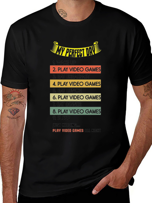 My Perfect Day Video Game T-Shirt