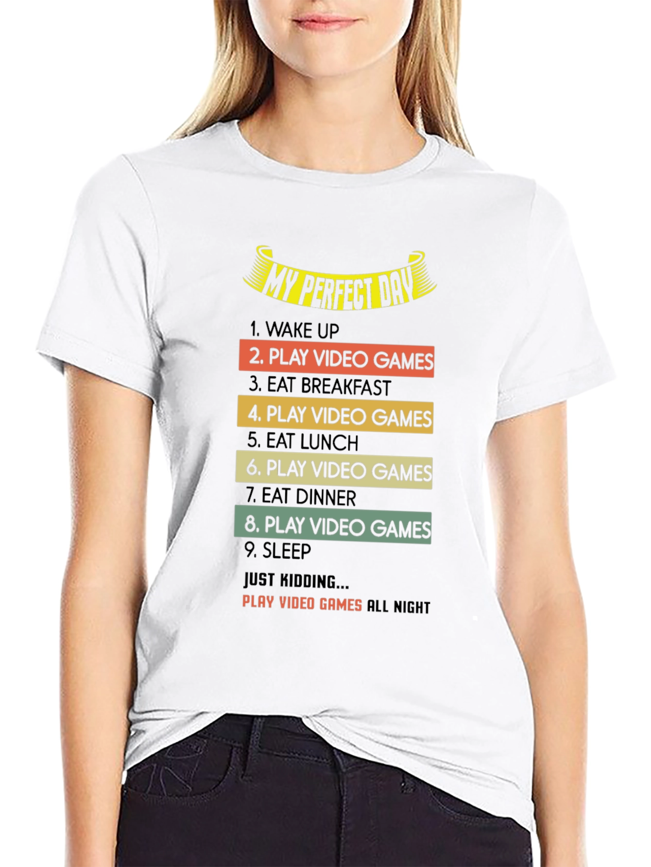 My Perfect Day Video Game T-Shirt