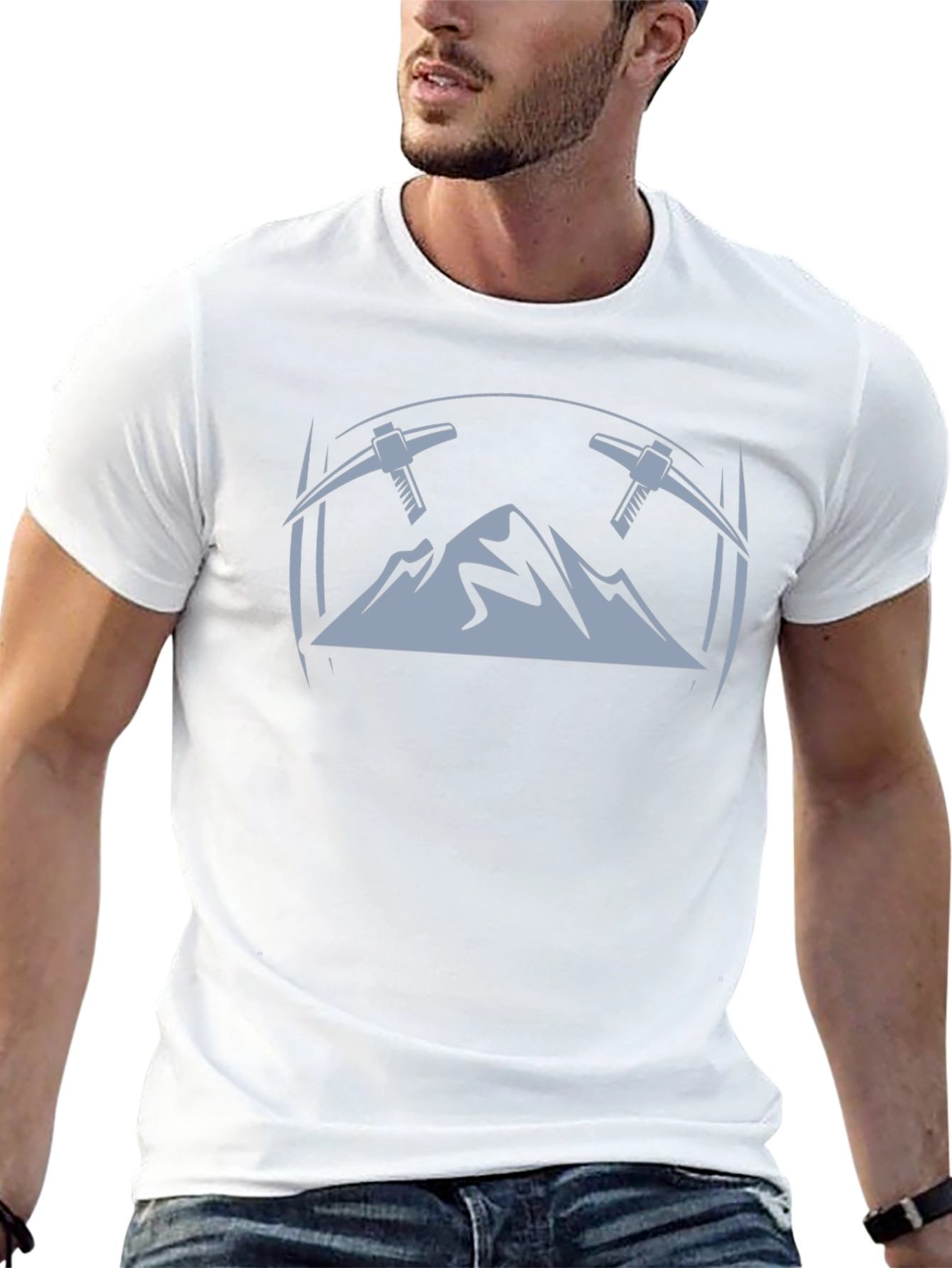 Mountain Miner Graphic T-Shirt - Black