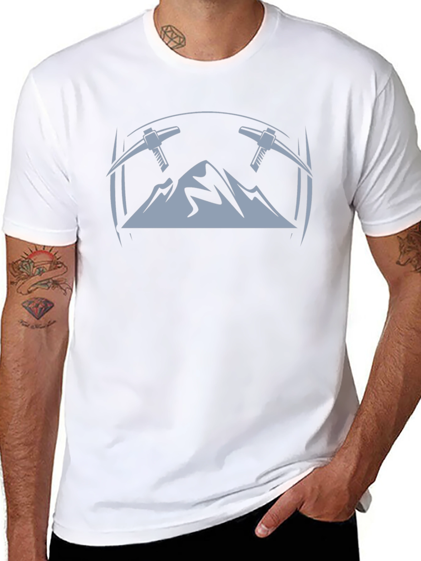 Mountain Miner Graphic T-Shirt - Black
