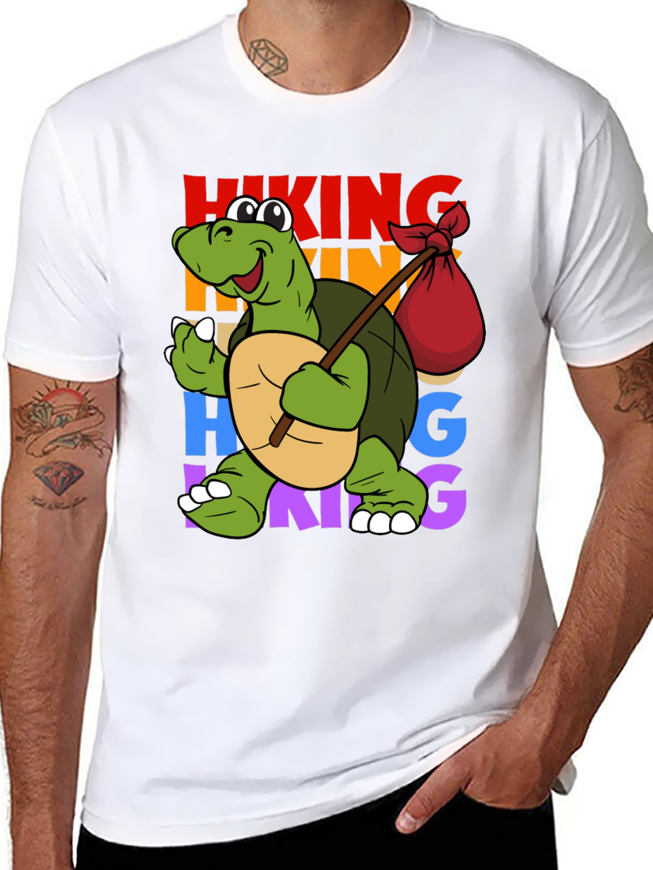 Hiking Turtle Graphic Tee