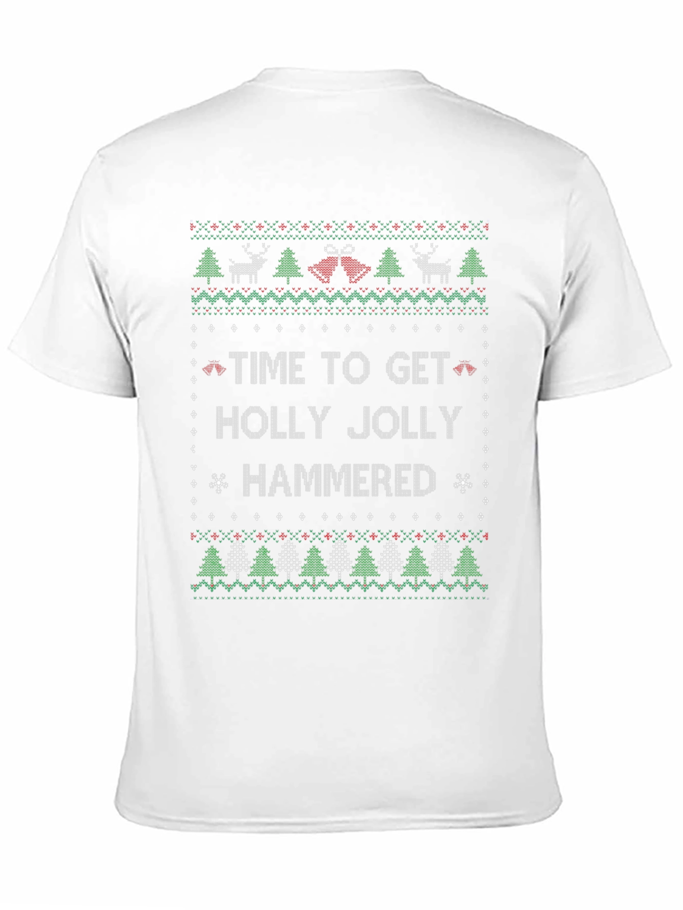Time to Get Holly Jolly Hammered Christmas T-Shirt