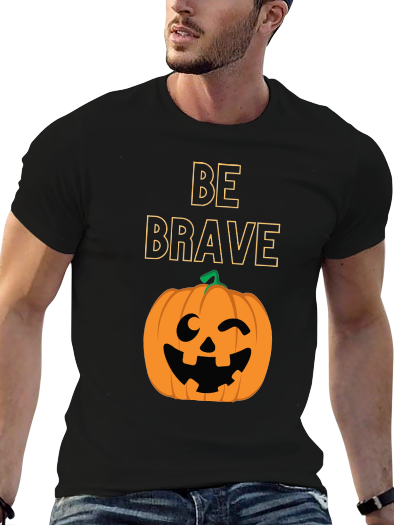 Be Brave Halloween Pumpkin T-Shirt