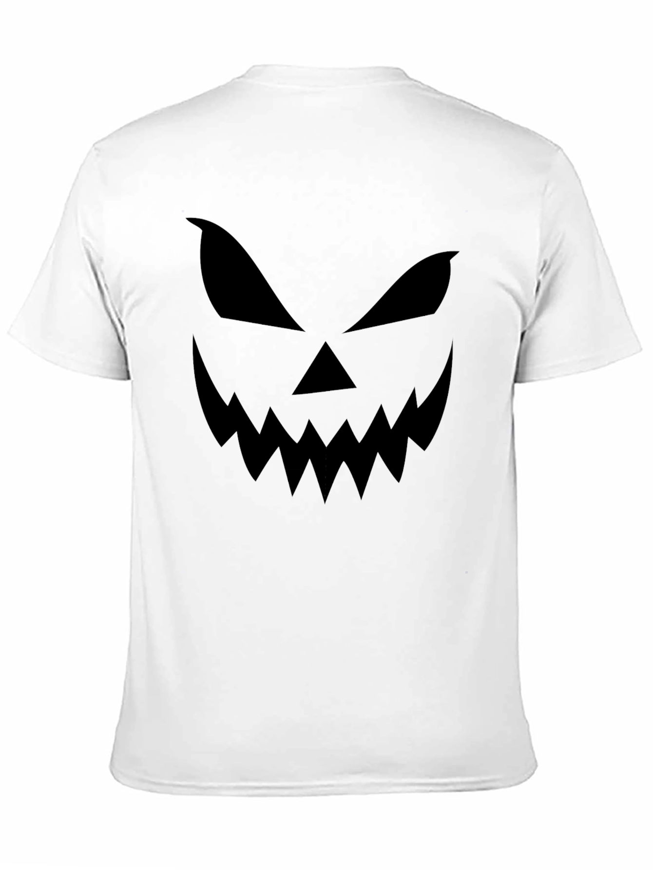 Halloween Face Black T-Shirt - Spooky Season