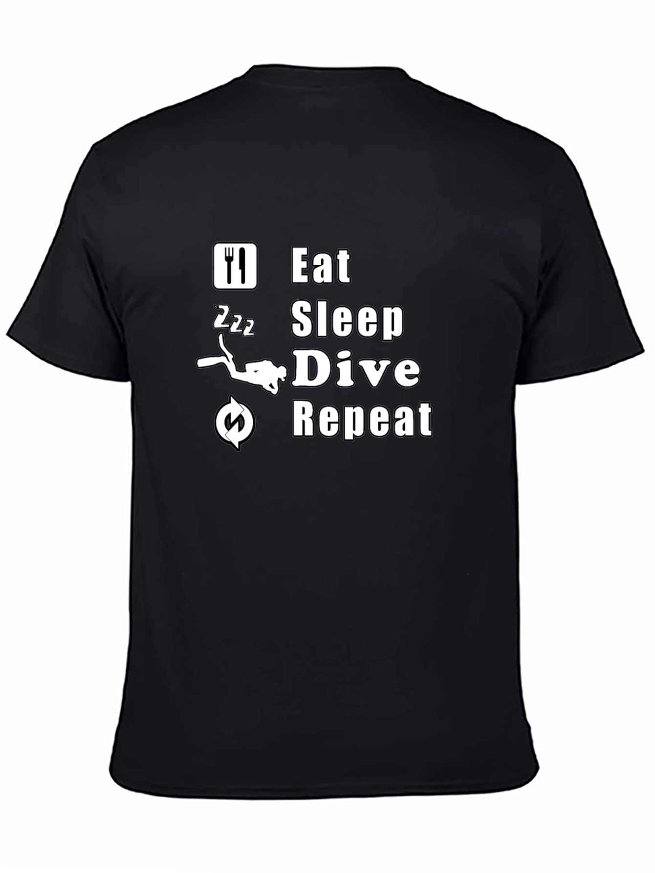 Eat Sleep Dive Repeat T-Shirt - Scuba Diving Tee