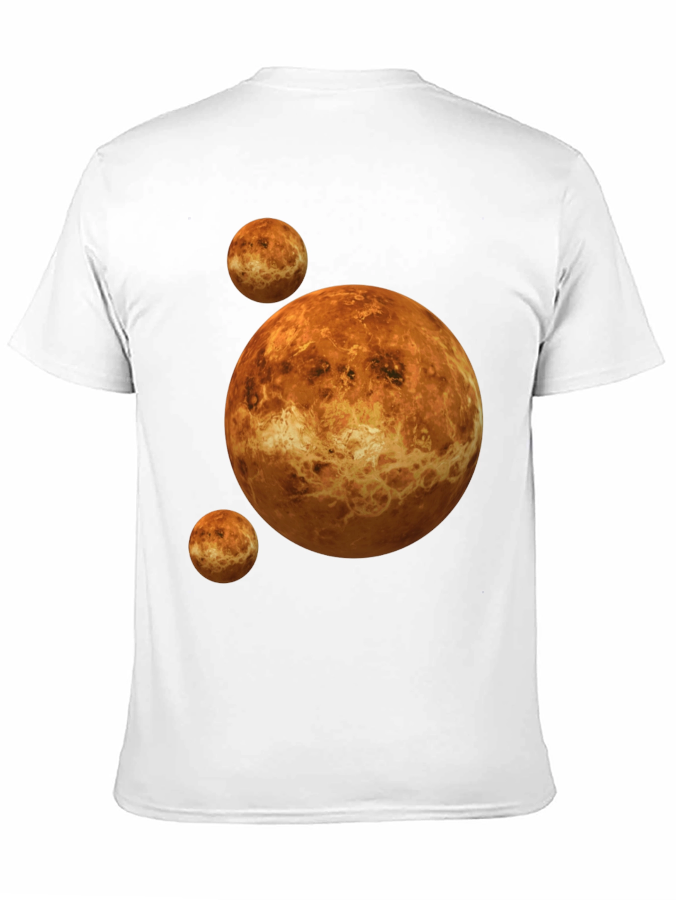 Venus Planet Graphic Black T-Shirt - Space Tee