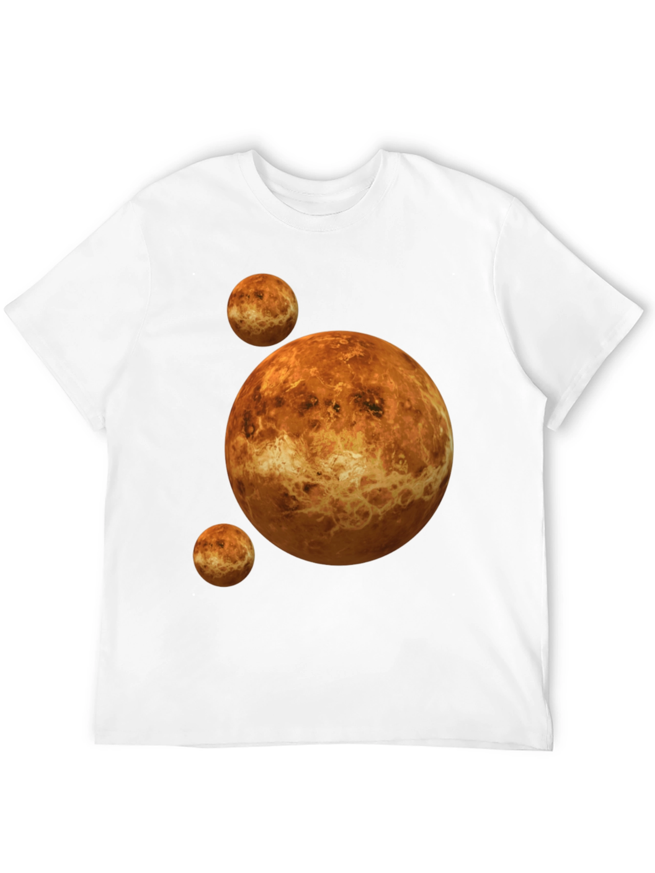 Venus Planet Graphic Black T-Shirt - Space Tee