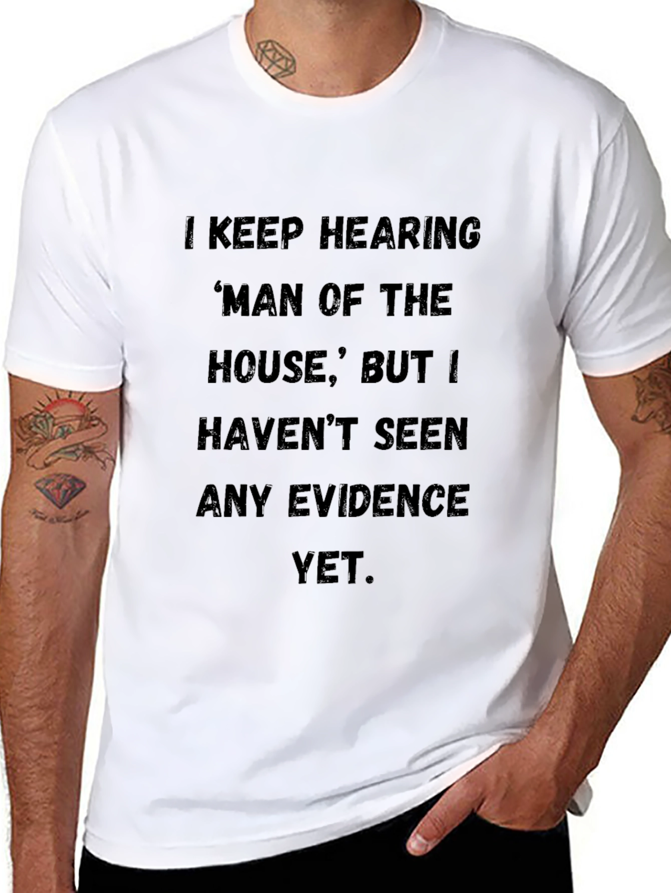 Man of the House Funny T-Shirt