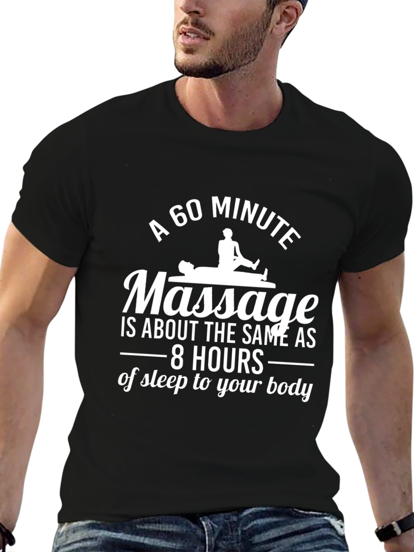 60 Minute Massage T-Shirt - Relaxing Gift