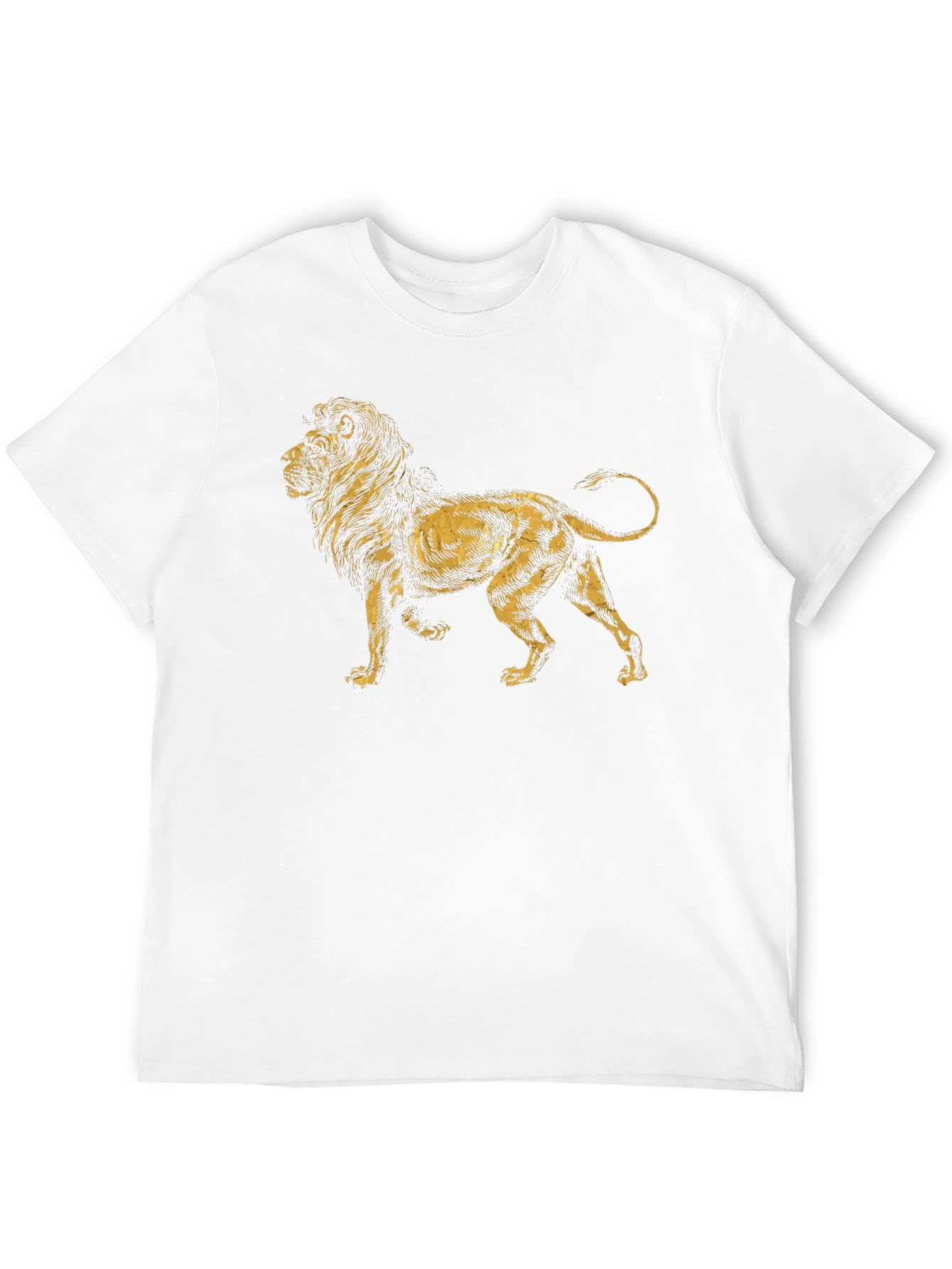Lion Graphic Tee - Black Unisex T-Shirt