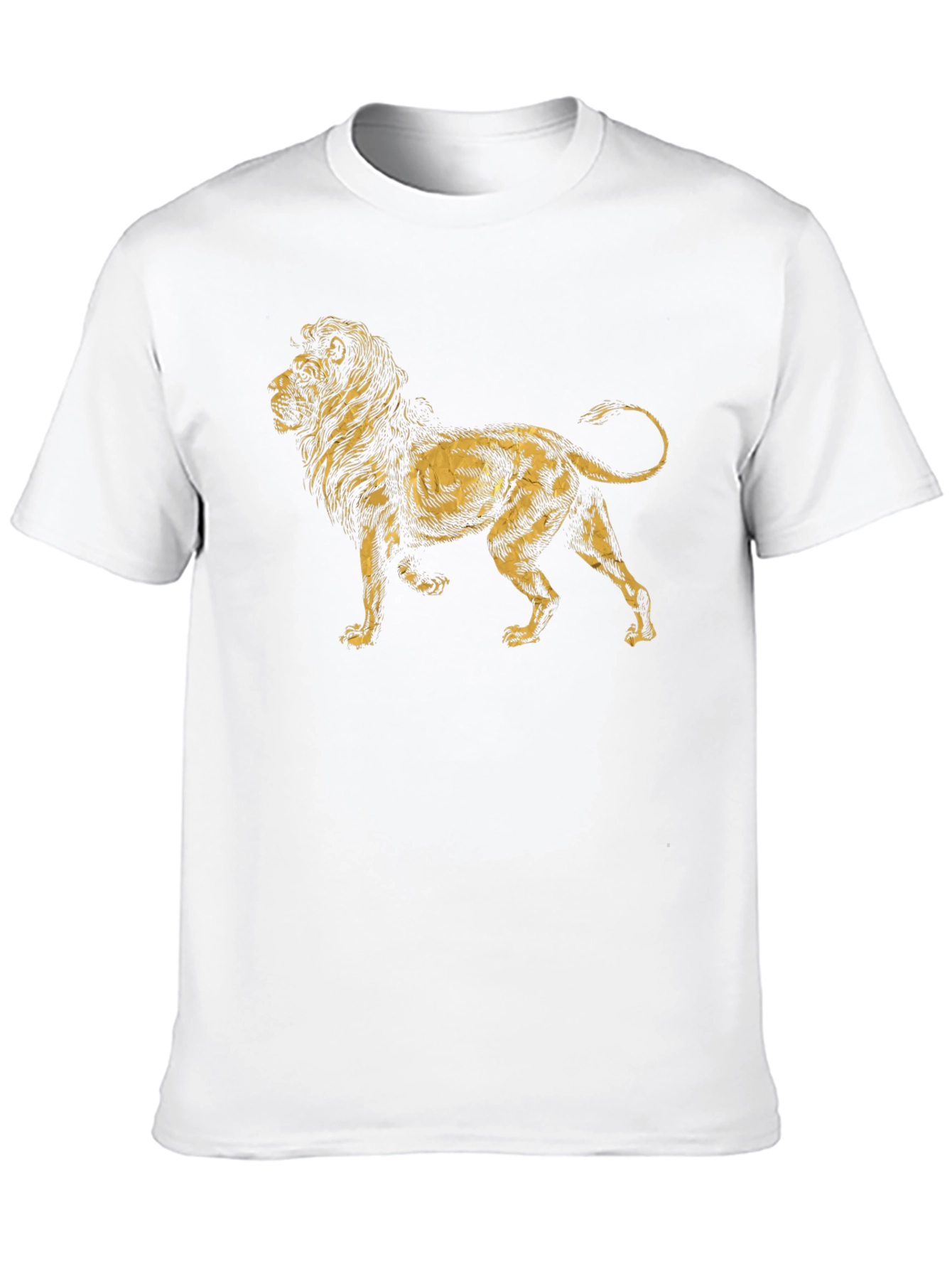 Lion Graphic Tee - Black Unisex T-Shirt