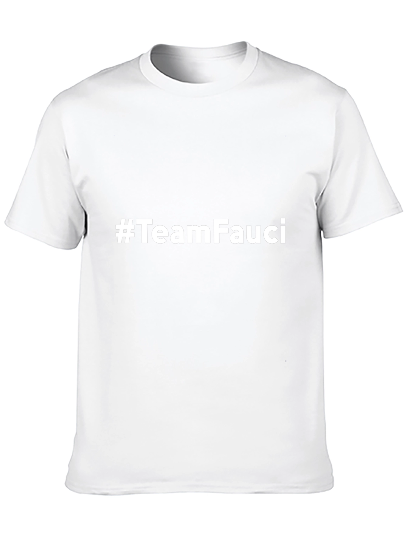#TeamFauci Graphic Tee - Unisex Black T-Shirt