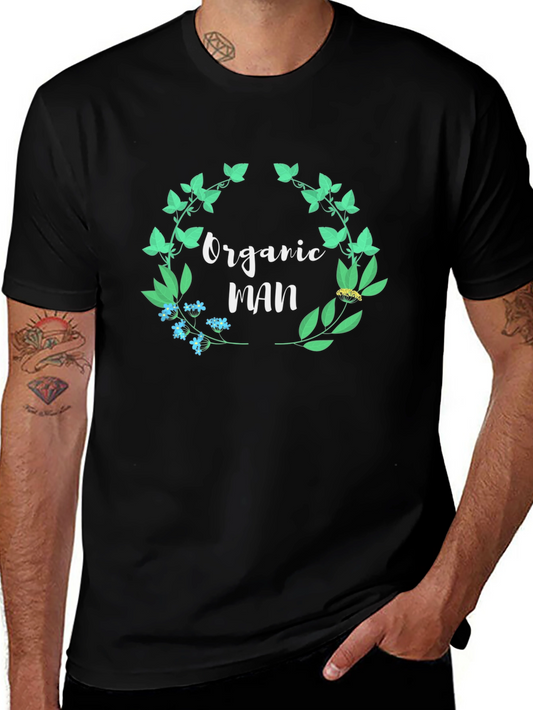Organic Man Graphic Tee - Black
