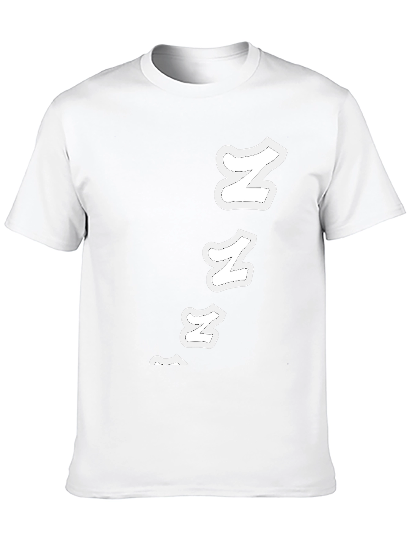 Sleepy Zs Black Cotton Graphic T-Shirt