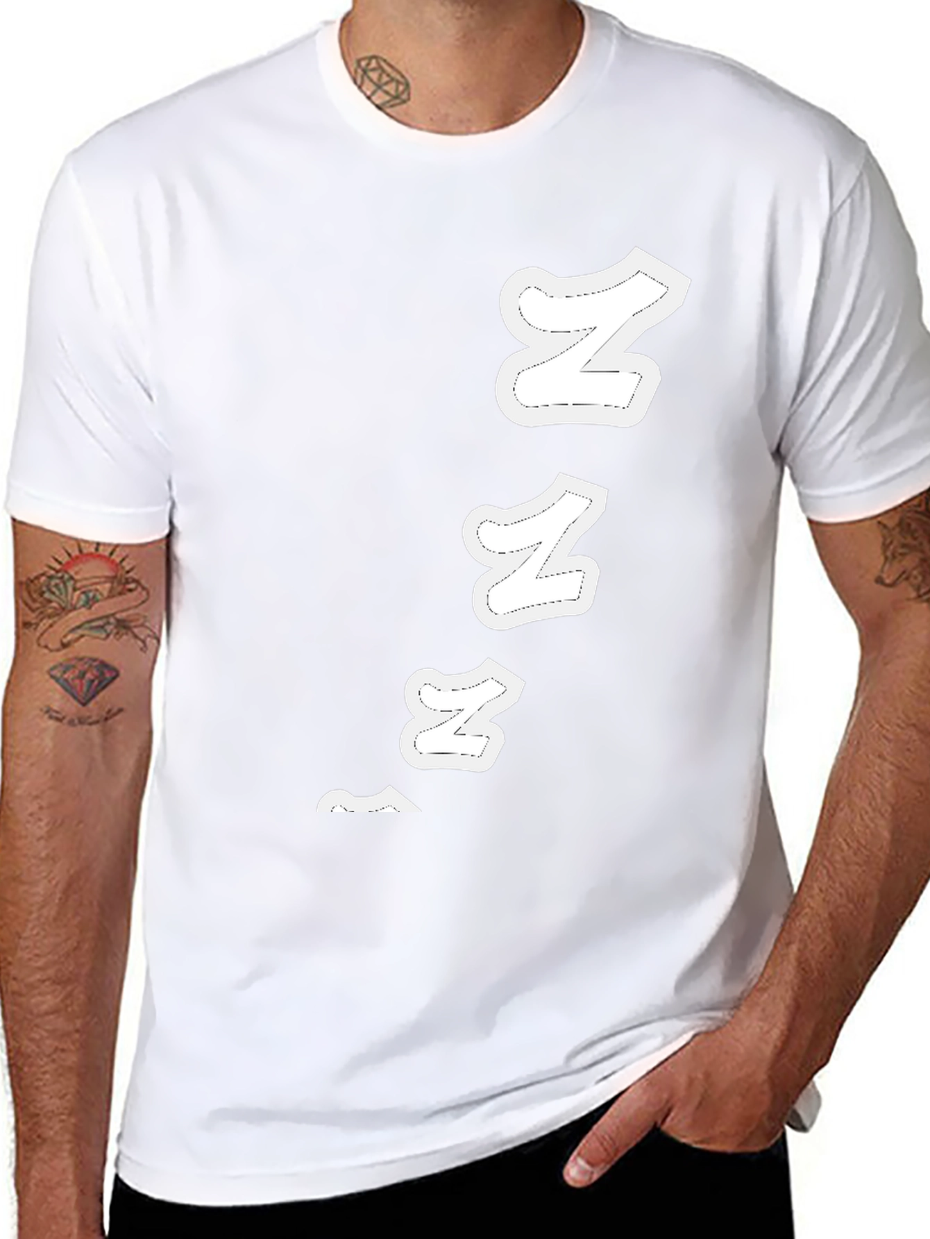 Sleepy Zs Black Cotton Graphic T-Shirt