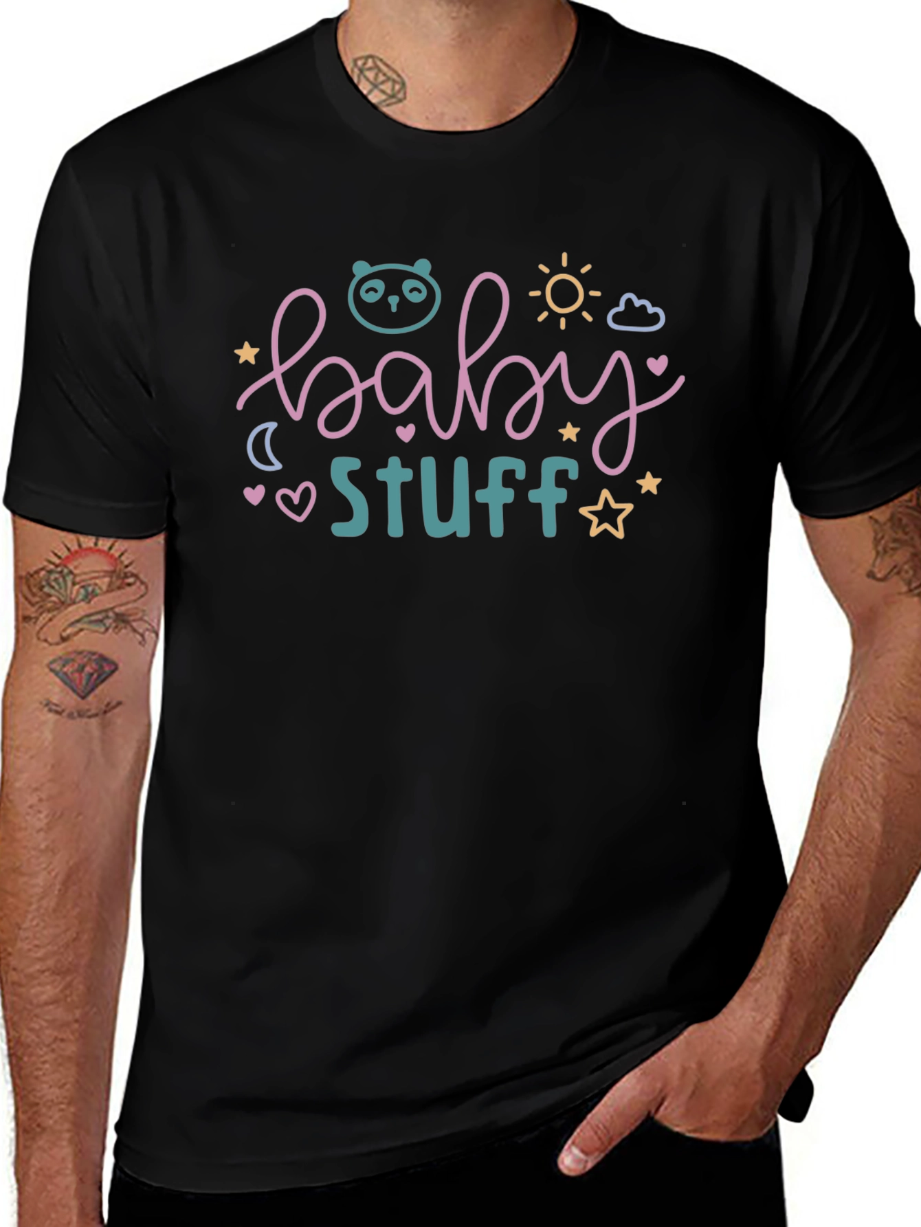 Cute Baby Stuff T-Shirt - Panda Bear Design