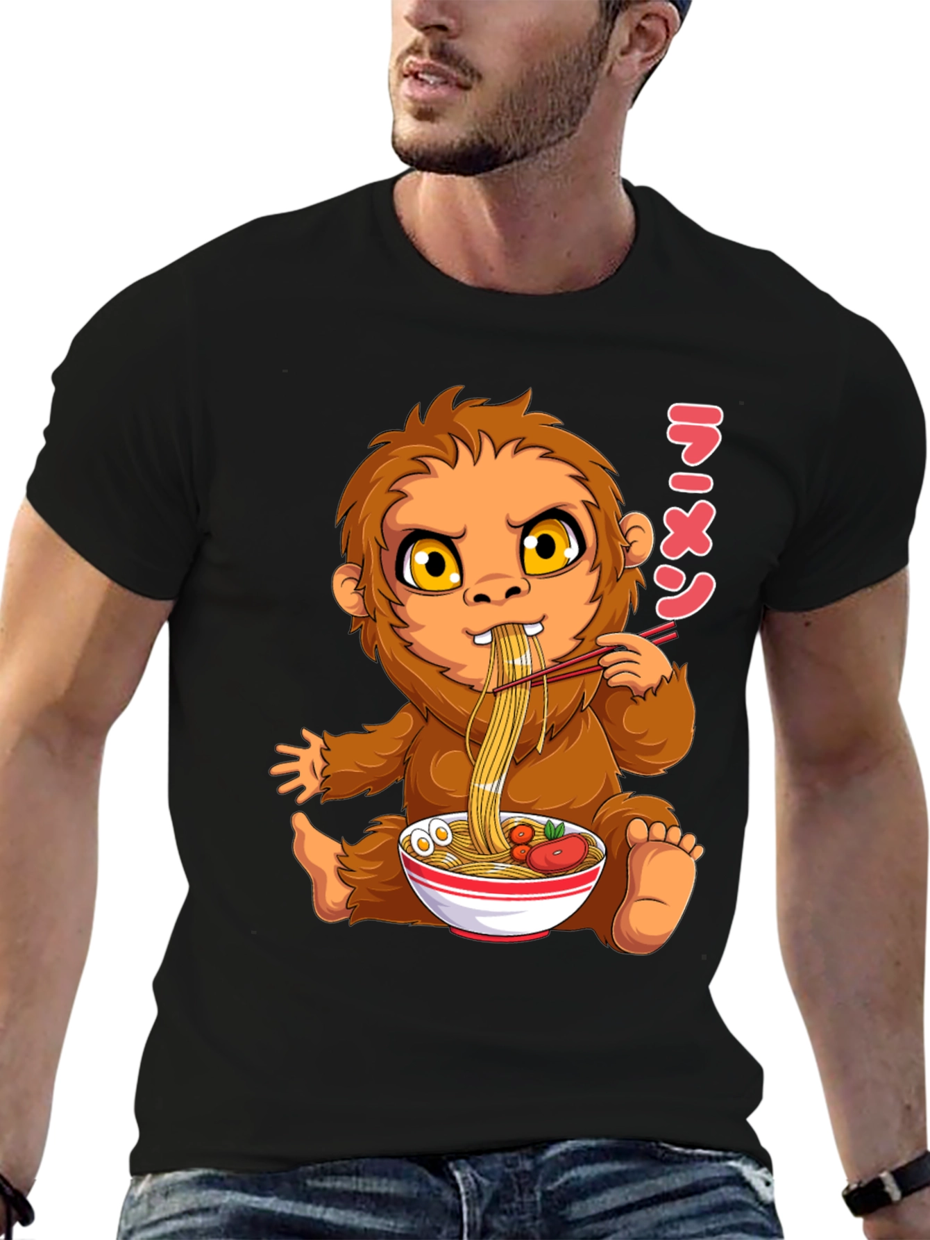 Ramen Loving Sasquatch T-Shirt